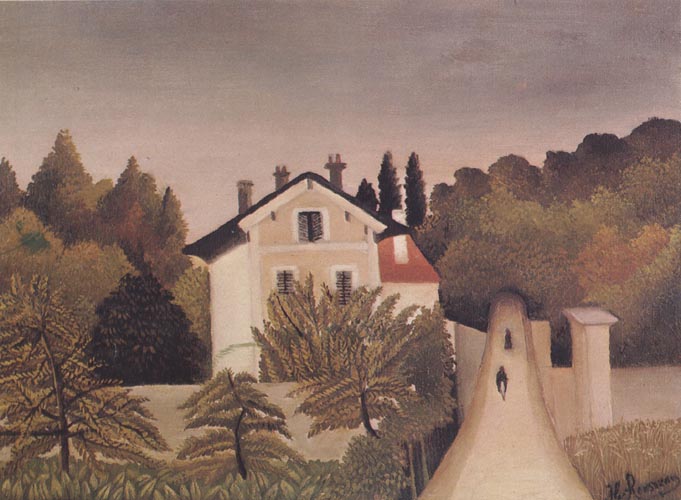 Henri Rousseau Landscape on the Banks of the Oise